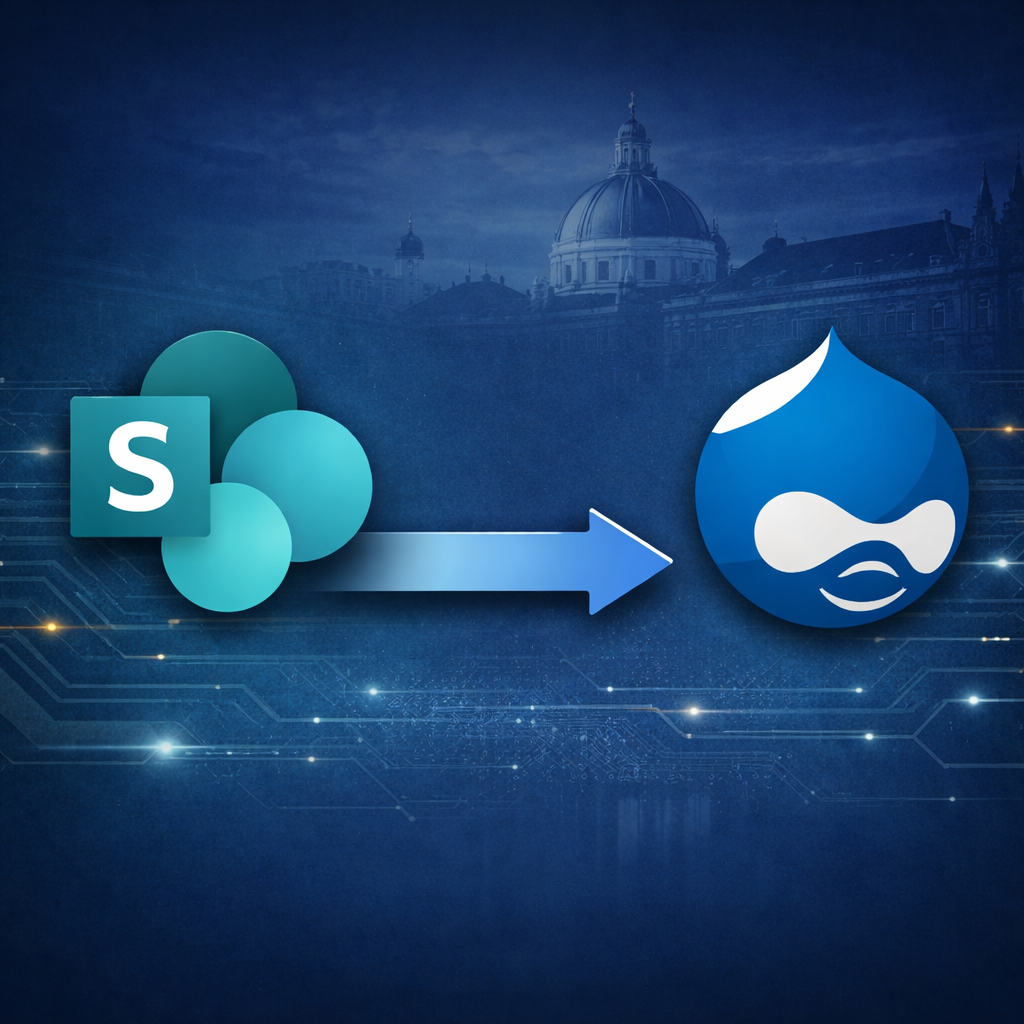 Van SharePoint naar Drupal: minder vendor lock-in, meer grip op content en data