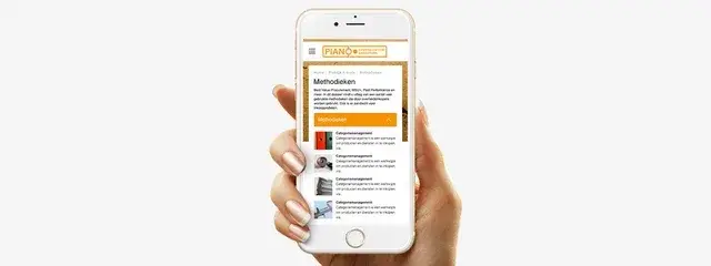 Piano · Digitaal platform gebouwd met Drupal